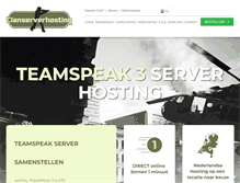 Tablet Screenshot of clanserverhosting.com